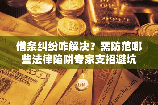 北京借条纠纷咋解决？需防范哪些法律陷阱专家支招避坑