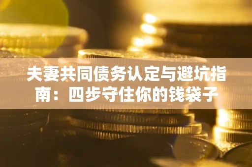 北京夫妻共同债务认定与避坑指南：四步守住你的钱袋子