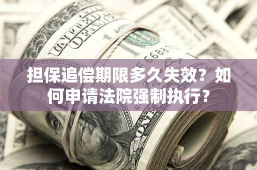 北京担保追偿期限多久失效？如何申请法院强制执行？