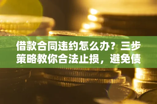 北京借款合同违约怎么办？三步策略教你合法止损，避免债务危机升级